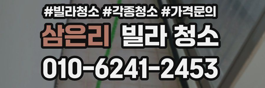 삼은리 빌라 청소