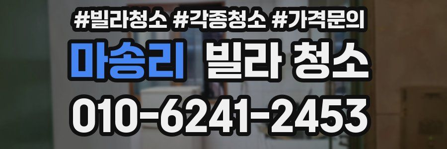 마송리 빌라 청소