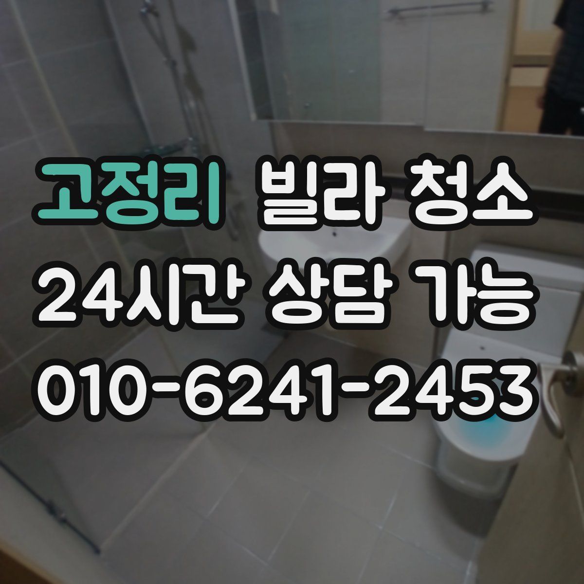 고정리 빌라 청소