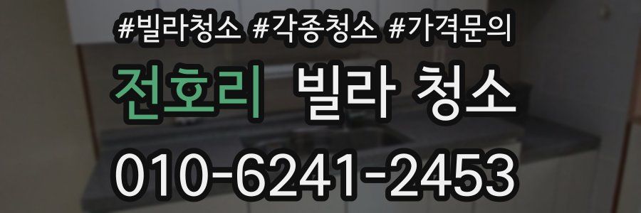 전호리 빌라 청소