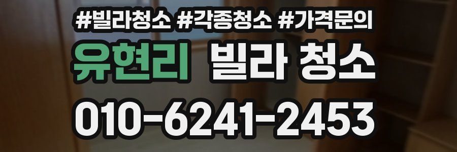 유현리 빌라 청소