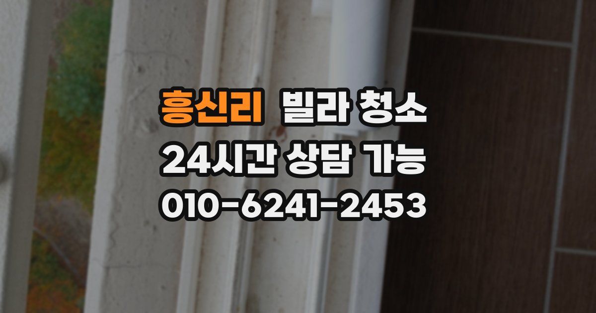 흥신리 빌라 청소