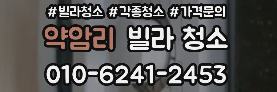 약암리 빌라 청소