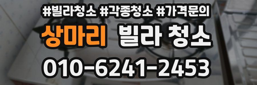 상마리 빌라 청소