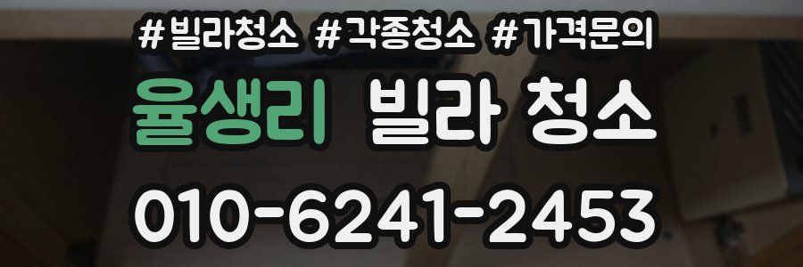 율생리 빌라 청소