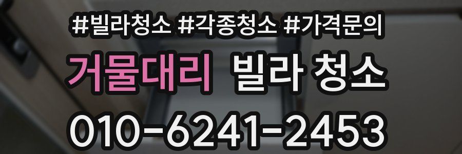 거물대리 빌라 청소