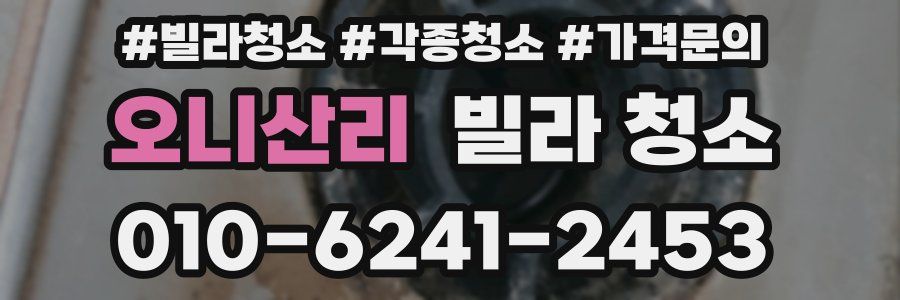 오니산리 빌라 청소