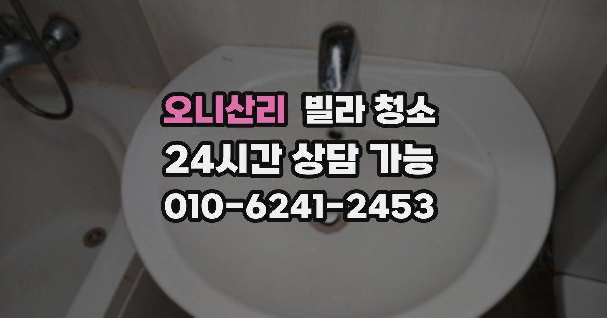 오니산리 빌라 청소