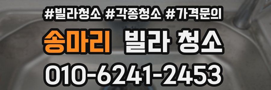 송마리 빌라 청소