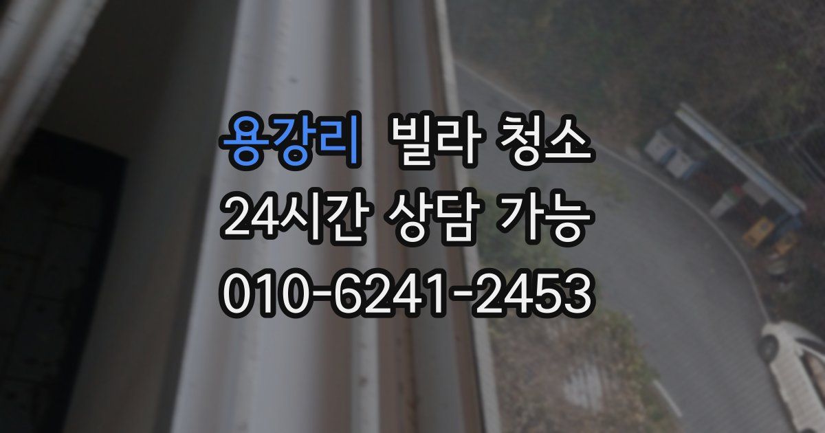 용강리 빌라 청소