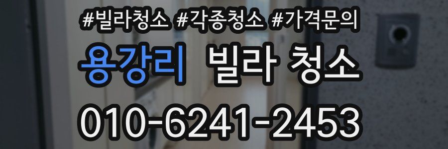 용강리 빌라 청소