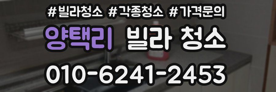 양택리 빌라 청소