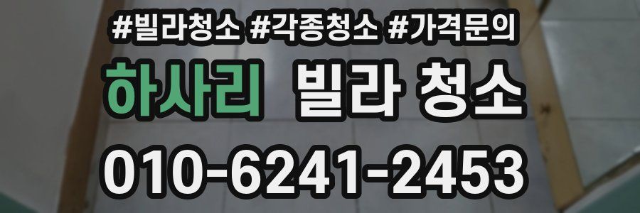 하사리 빌라 청소