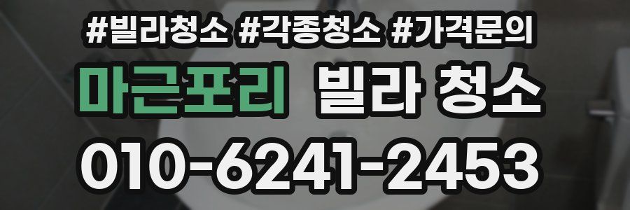 마근포리 빌라 청소