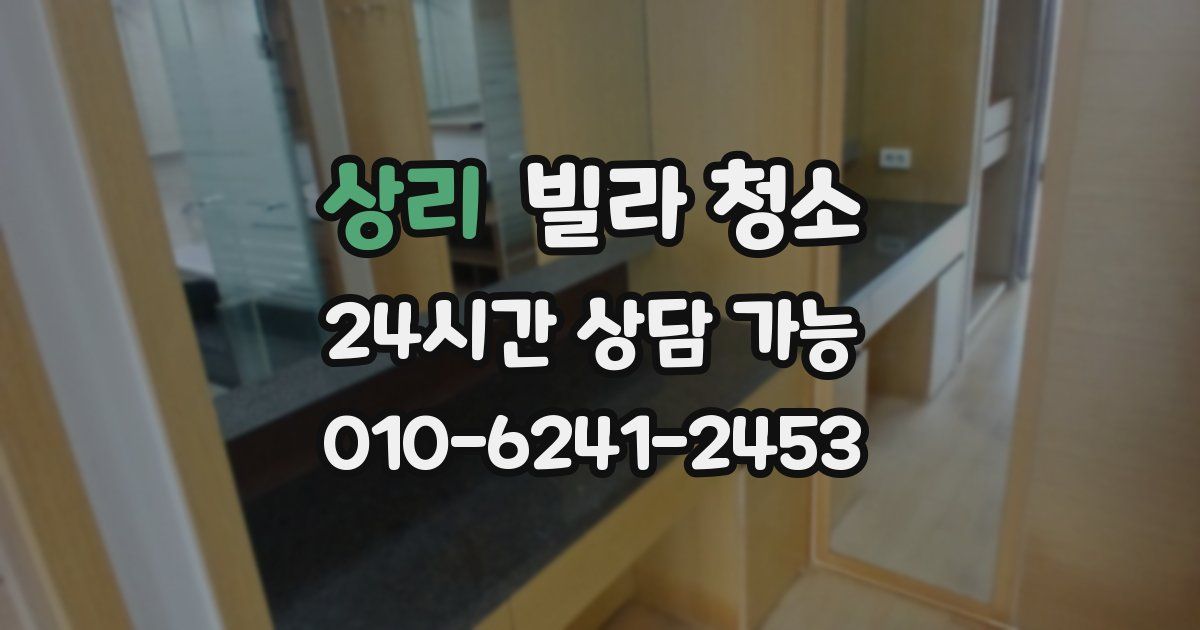 상리 빌라 청소