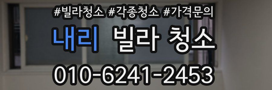 내리 빌라 청소