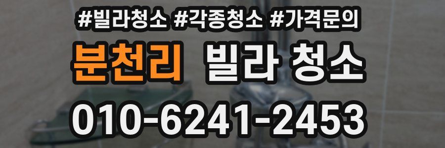 분천리 빌라 청소