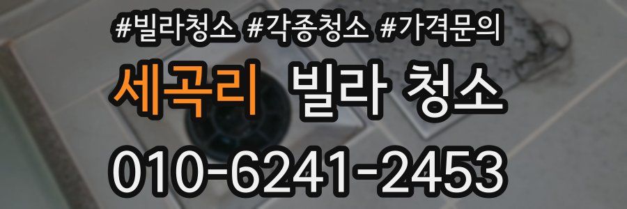 세곡리 빌라 청소