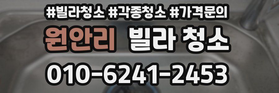 원안리 빌라 청소