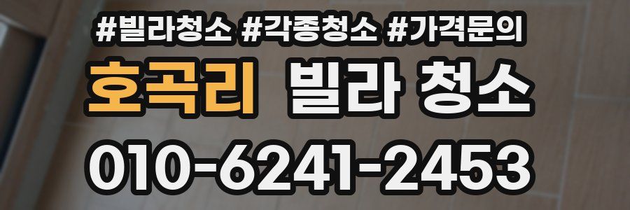 호곡리 빌라 청소