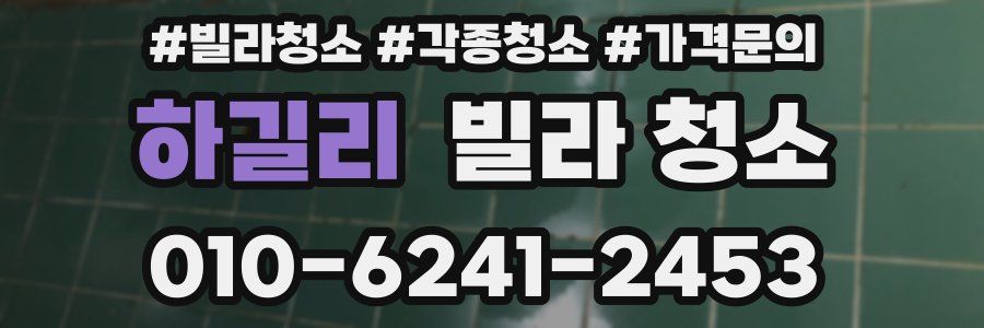 하길리 빌라 청소