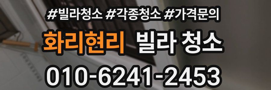 화리현리 빌라 청소