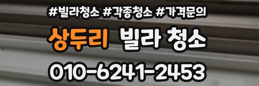 상두리 빌라 청소