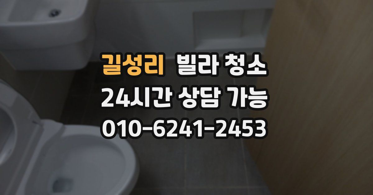 길성리 빌라 청소