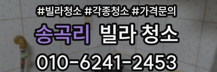 송곡리 빌라 청소