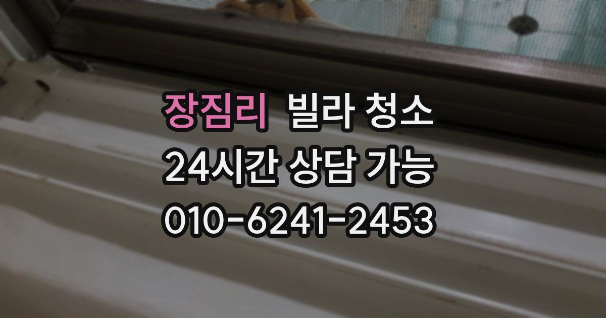 장짐리 빌라 청소