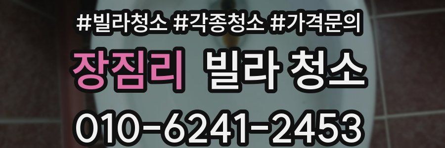 장짐리 빌라 청소