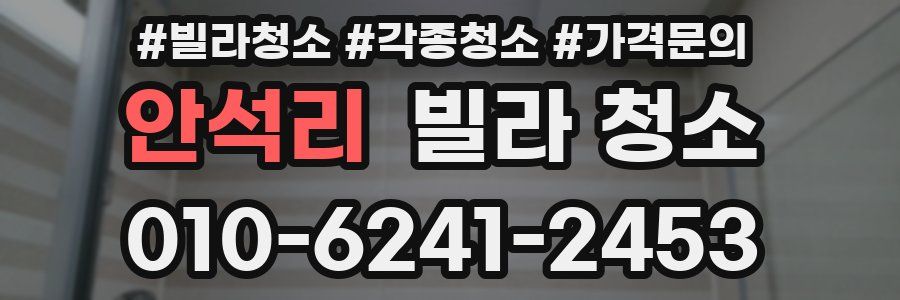 안석리 빌라 청소