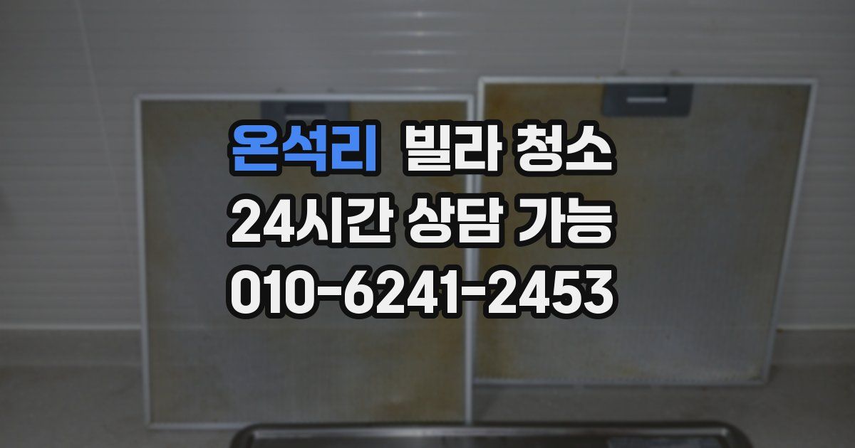 온석리 빌라 청소