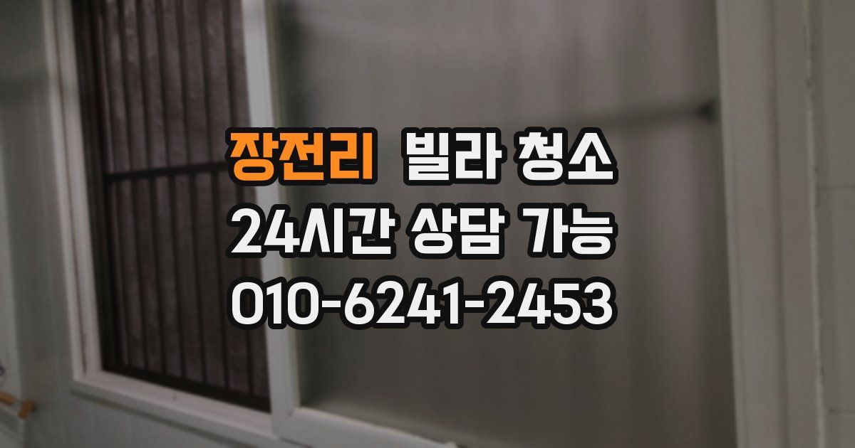 장전리 빌라 청소