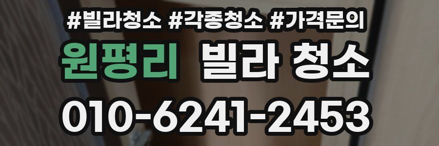 원평리 빌라 청소