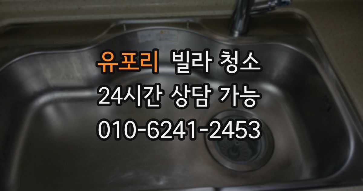 유포리 빌라 청소