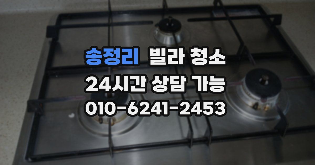 송정리 빌라 청소