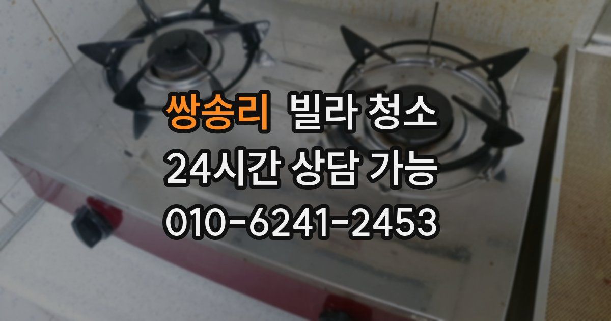 쌍송리 빌라 청소