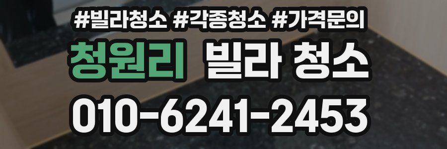 청원리 빌라 청소