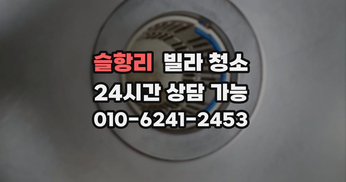 슬항리 빌라 청소
