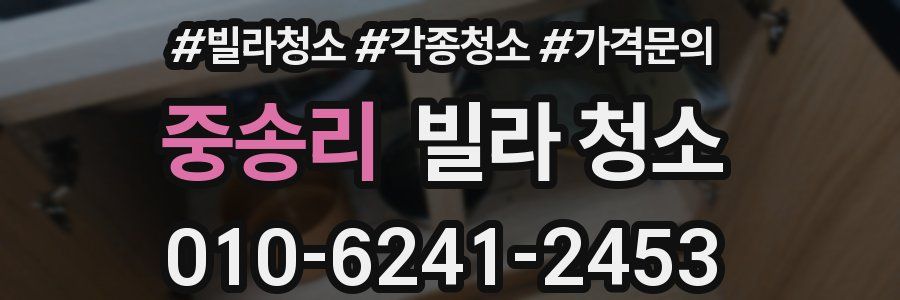 중송리 빌라 청소