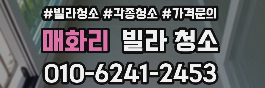 매화리 빌라 청소