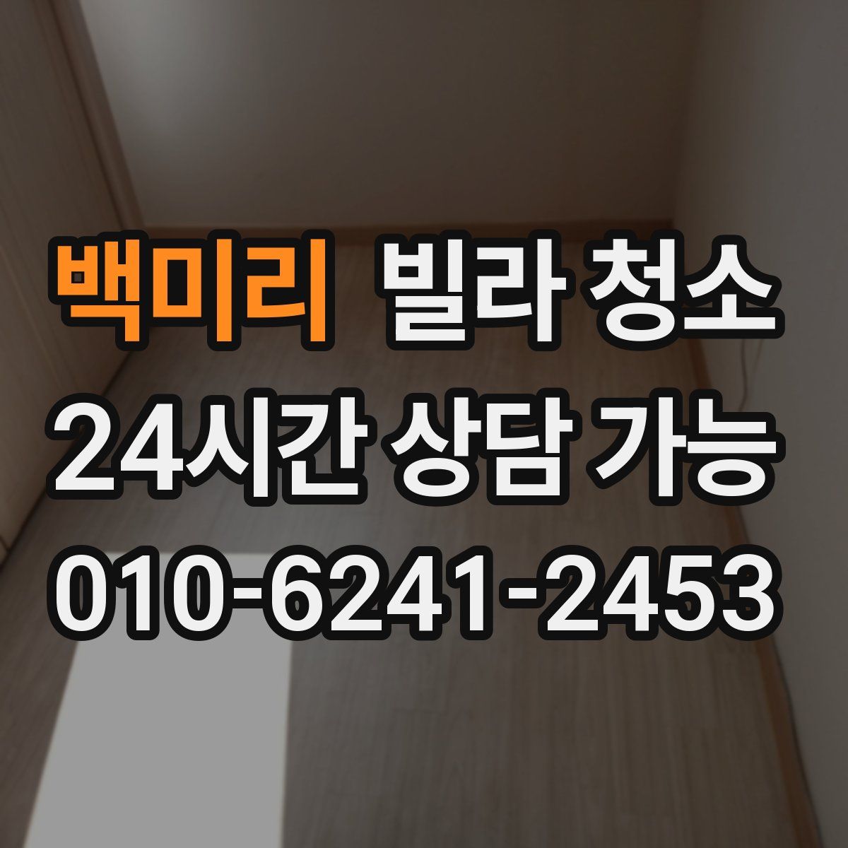 백미리 빌라 청소