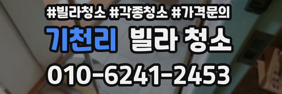 기천리 빌라 청소