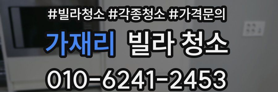 가재리 빌라 청소