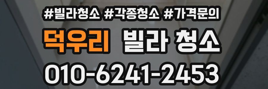 덕우리 빌라 청소