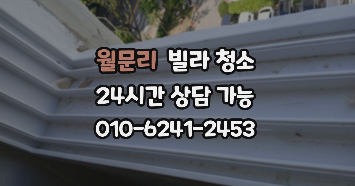 월문리 빌라 청소