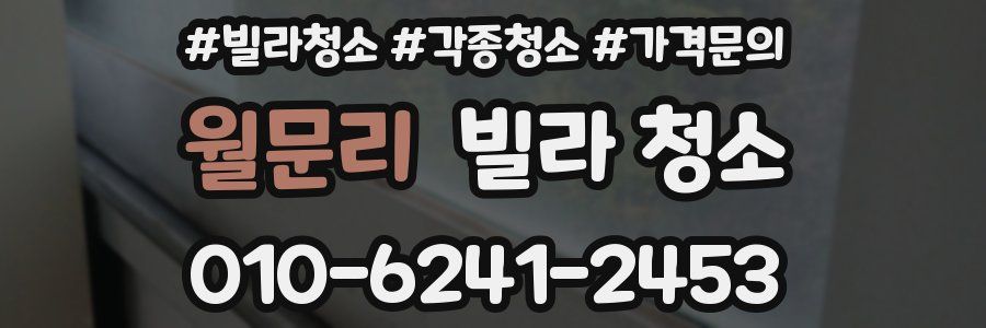 월문리 빌라 청소