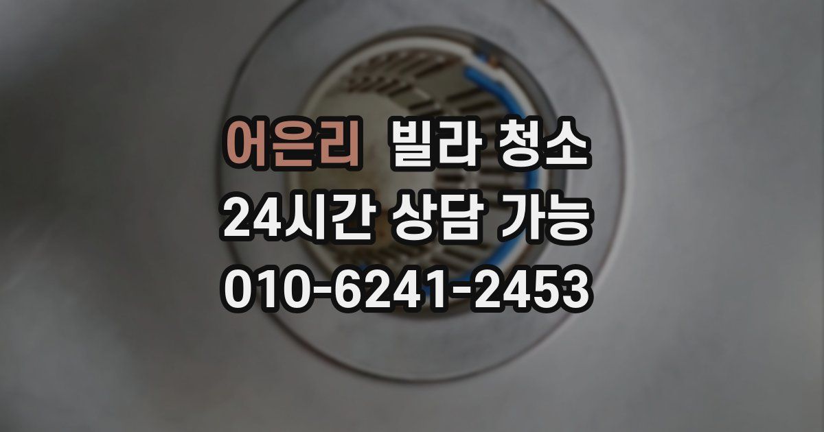 어은리 빌라 청소