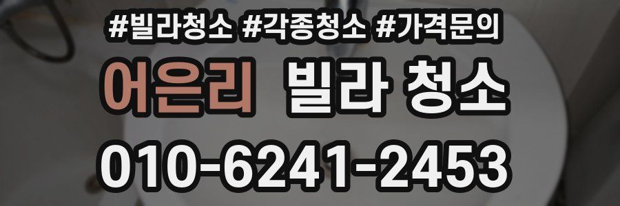 어은리 빌라 청소